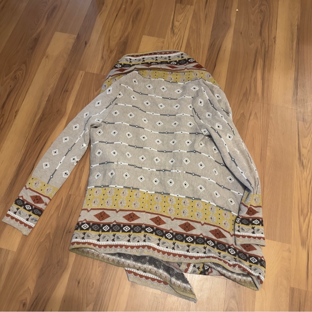 Freeway Multicolor Patterned Cardigan - image 5